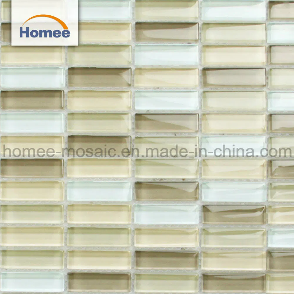 Vente chaude Premium Intérieur Colorfull Mosaïque OEM Décoration Carrelage Art Mosaïque Carrelage Mosaïque De Verre Machine Crystall Verre Cuisine Mur Carrelage Dosseret Mosaïque Verre Tarte
