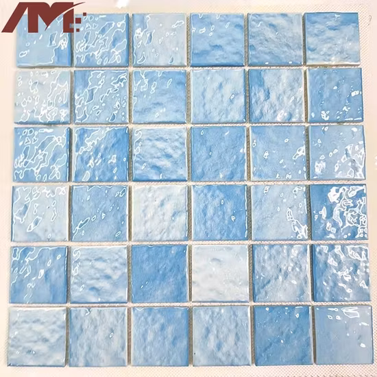 Carreau de mosaïque en verre de cristal de piscine en céramique de cristal de Chine